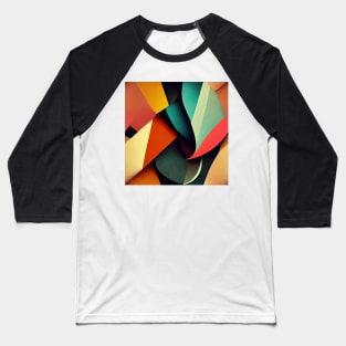 Abstract shapes Baseball T-Shirt
